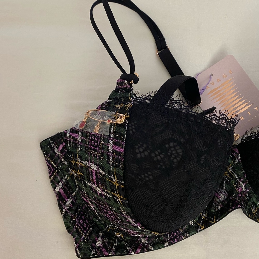 NWT Savage X Fenty by Rihanna A Little Tart Balconette Bra Size 36D. - Picture 6 of 11